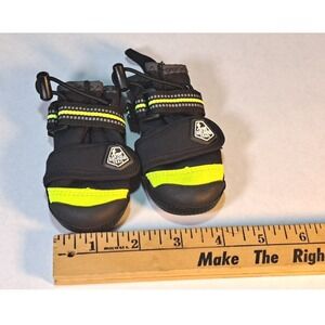Arcadia Trail All-Terrain Dog Boots XS/S Black Neon Yellow Reflective 5325452